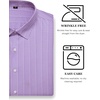 image:imageAlimens amp Gentle 4 Way Stretch Mens Button Down Shirts Plaid Dress Shirt Wrinkle Free Long Sleeve Gingham ShirtsPurple Plaid