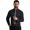 image:imageAlimens amp Gentle French Cuff Regular Fit Dress Shirts Cufflink IncludedBlack