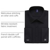image:imageAlimens amp Gentle French Cuff Regular Fit Dress Shirts Cufflink IncludedBlack
