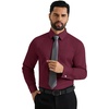 image:imageAlimens amp Gentle French Cuff Regular Fit Dress Shirts Cufflink IncludedFlexred Flame