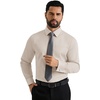 image:imageAlimens amp Gentle French Cuff Regular Fit Dress Shirts Cufflink IncludedLight Khaki