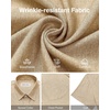 image:imageAlimens amp Gentle Mens Linen Shirts Short Sleeve Button Down Shirts Wrinkle Free Casual Vacation Beach Summer TopsKhaki