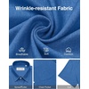 image:imageAlimens amp Gentle Mens Linen Shirts Short Sleeve Button Down Shirts Wrinkle Free Casual Vacation Beach Summer TopsRoyal Blue