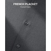 image:imageAlimens amp Gentle Mens Premium Dress Shirts  Wool Modal Performance Wrinkle Free Button Down ShirtDark Grey