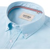 image:imageAlimens amp Gentle Mens Solid Oxford Shirt Long Sleeve Dress Shirt Work Casual Button Down Shirts with PocketAquamarine