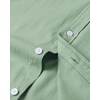 image:imageAlimens amp Gentle Mens Solid Oxford Shirt Long Sleeve Dress Shirt Work Casual Button Down Shirts with PocketBean Green