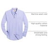 image:imageAlimens amp Gentle Mens Solid Oxford Shirt Long Sleeve Dress Shirt Work Casual Button Down Shirts with PocketBlue Purple