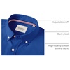 image:imageAlimens amp Gentle Mens Solid Oxford Shirt Long Sleeve Dress Shirt Work Casual Button Down Shirts with PocketBright Blue