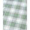 image:imageAlimens amp Gentle Mens Solid Oxford Shirt Long Sleeve Dress Shirt Work Casual Button Down Shirts with PocketCheckb Green