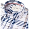 image:imageAlimens amp Gentle Mens Solid Oxford Shirt Long Sleeve Dress Shirt Work Casual Button Down Shirts with PocketChecklight Blue  White