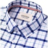 image:imageAlimens amp Gentle Mens Solid Oxford Shirt Long Sleeve Dress Shirt Work Casual Button Down Shirts with PocketCheckwhite