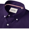 image:imageAlimens amp Gentle Mens Solid Oxford Shirt Long Sleeve Dress Shirt Work Casual Button Down Shirts with PocketDark Purple