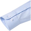 image:imageAlimens amp Gentle Mens Solid Oxford Shirt Long Sleeve Dress Shirt Work Casual Button Down Shirts with PocketLight Blue