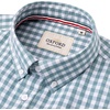 image:imageAlimens amp Gentle Mens Solid Oxford Shirt Long Sleeve Dress Shirt Work Casual Button Down Shirts with PocketPlaidgreen White