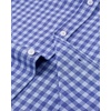 image:imageAlimens amp Gentle Mens Solid Oxford Shirt Long Sleeve Dress Shirt Work Casual Button Down Shirts with PocketPlaidlight Blue