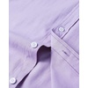 image:imageAlimens amp Gentle Mens Solid Oxford Shirt Long Sleeve Dress Shirt Work Casual Button Down Shirts with PocketPurple