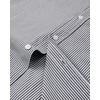 image:imageAlimens amp Gentle Mens Solid Oxford Shirt Long Sleeve Dress Shirt Work Casual Button Down Shirts with PocketStripedblack White