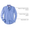 image:imageAlimens amp Gentle Mens Solid Oxford Shirt Long Sleeve Dress Shirt Work Casual Button Down Shirts with PocketUltramarine