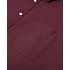 image:imageAlimens amp Gentle Mens Solid Oxford Shirt Long Sleeve Dress Shirt Work Casual Button Down Shirts with PocketWine Red