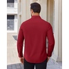 image:imageAlimens amp Gentle Stretch Dress Shirt for Men Button Down Long Sleeve ShirtBurgundy