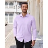 image:imageAlimens amp Gentle Stretch Dress Shirt for Men Button Down Long Sleeve ShirtLavender