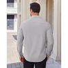 image:imageAlimens amp Gentle Stretch Dress Shirt for Men Button Down Long Sleeve ShirtLight Grey