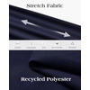 image:imageAlimens amp Gentle Stretch Dress Shirt for Men Button Down Long Sleeve ShirtNavy Blue
