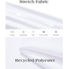 image:imageAlimens amp Gentle Stretch Dress Shirt for Men Button Down Long Sleeve ShirtWhite