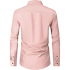 image:imageMens Dress Shirts Long Sleeve Wrinkle Free Business Button Down ShirtCoral
