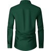 image:imageMens Dress Shirts Long Sleeve Wrinkle Free Business Button Down ShirtGreen
