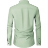 image:imageMens Dress Shirts Long Sleeve Wrinkle Free Business Button Down ShirtLight Green
