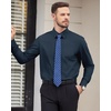 image:imageMens Dress Shirts Long Sleeve Wrinkle Free Business Button Down ShirtNavy Blue