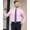 image:imageMens Dress Shirts Long Sleeve Wrinkle Free Business Button Down ShirtPink