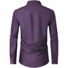 image:imageMens Dress Shirts Long Sleeve Wrinkle Free Business Button Down ShirtPurple