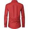 image:imageMens Dress Shirts Long Sleeve Wrinkle Free Business Button Down ShirtRed