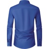 image:imageMens Dress Shirts Long Sleeve Wrinkle Free Business Button Down ShirtRoyal Blue