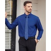 image:imageMens Dress Shirts Long Sleeve Wrinkle Free Business Button Down ShirtRoyal Blue