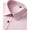 image:imageMens Dress Shirts Odor Resistant Long Sleeve Button Down Shirt StretchyLight Pink