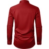 image:imageMens Dress Shirts Odor Resistant Long Sleeve Button Down Shirt StretchyRed
