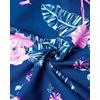 image:imageMens Hawaiian Shirt Summer Beach Casual Short Sleeve Button Down ShirtsNavy Rosy