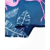 image:imageMens Hawaiian Shirt Summer Beach Casual Short Sleeve Button Down ShirtsNavy Rosy
