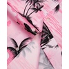 image:imageMens Hawaiian Shirt Summer Beach Casual Short Sleeve Button Down ShirtsPink Beach