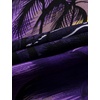 image:imageMens Hawaiian Shirt Summer Beach Casual Short Sleeve Button Down ShirtsPurple