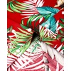 image:imageMens Hawaiian Shirt Summer Beach Casual Short Sleeve Button Down ShirtsRed Green