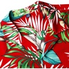 image:imageMens Hawaiian Shirt Summer Beach Casual Short Sleeve Button Down ShirtsRed Green