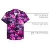 image:imageMens Hawaiian Shirt Summer Beach Casual Short Sleeve Button Down ShirtsRosy Beach