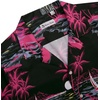 image:imageMens Hawaiian Shirt Summer Beach Casual Short Sleeve Button Down ShirtsRosy Black Beach