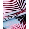 image:imageMens Hawaiian Shirt Summer Beach Casual Short Sleeve Button Down ShirtsRosy White Palm