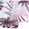 image:imageMens Hawaiian Shirt Summer Beach Casual Short Sleeve Button Down ShirtsRosy White Palm