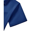 image:imageMens Short Sleeve Dress Shirt Wrinkle Free Button Down Shirt with PocketBlue